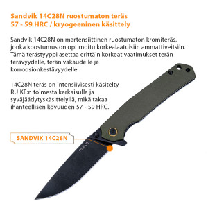 Taittoveitsi RUIKE P801-G Taittoveitsi RUIKE P801-G